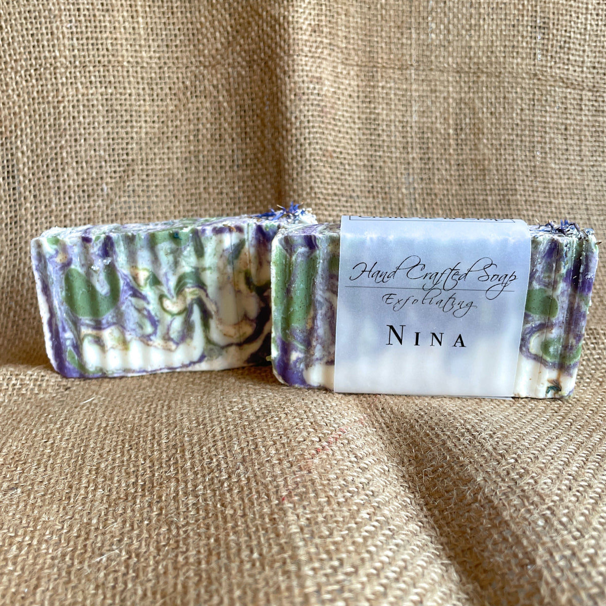 Creme de la Crop Nina Exfoliating Handmade Soap Bar Walnut Shell