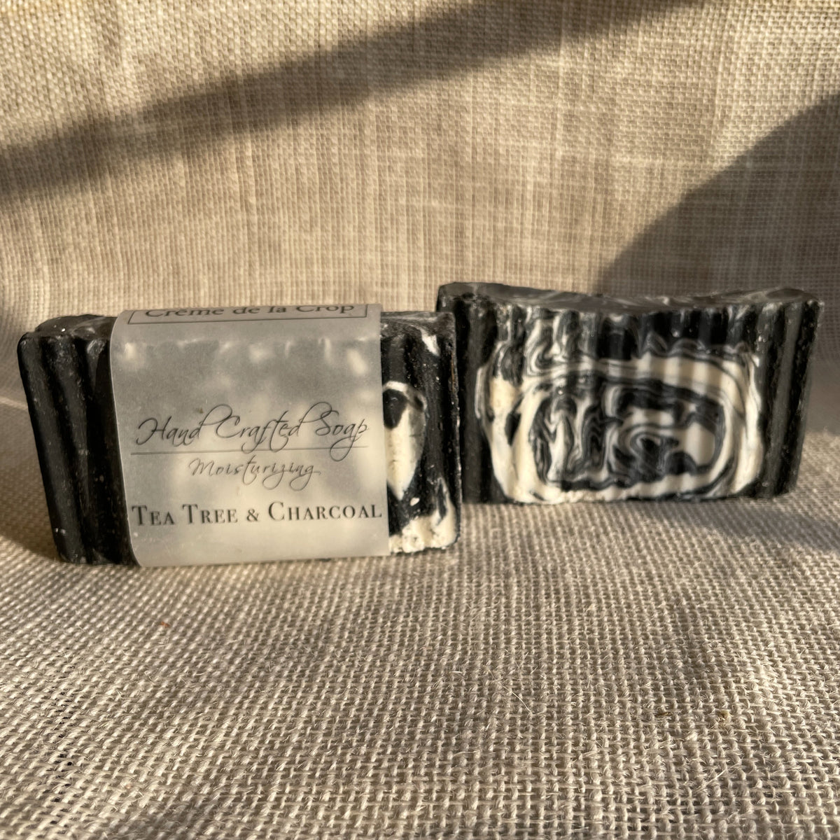 Creme de la Crop Tea Tree Activated Charcoal Soap Bar Handmade