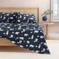 Turkish Cotton Christmas Flannel Sheet Set - Whittaker Collection