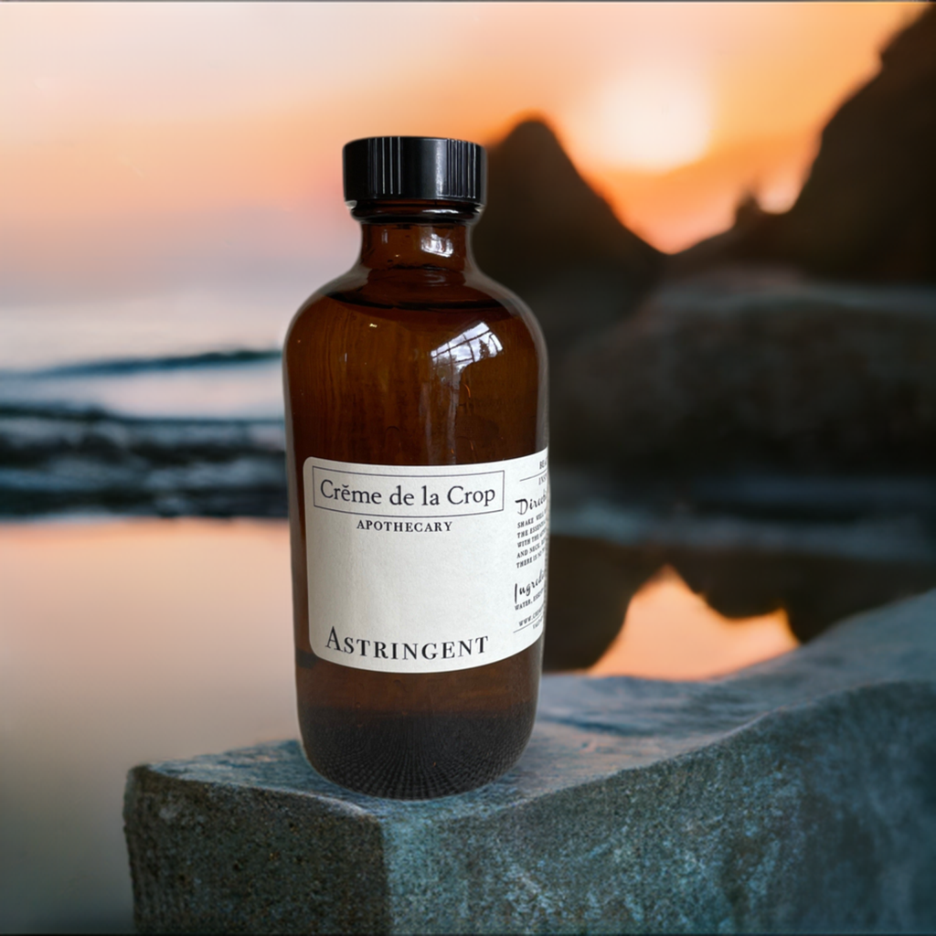 Creme de la Crop Witch Hazel Facial Toner Astringent Vitamin E 8 oz
