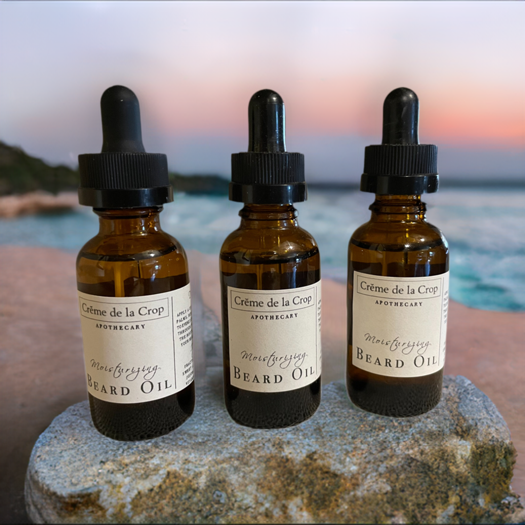 Creme de la Crop Beard Oil Argan Jojoba Moisturizing Beard Mustache