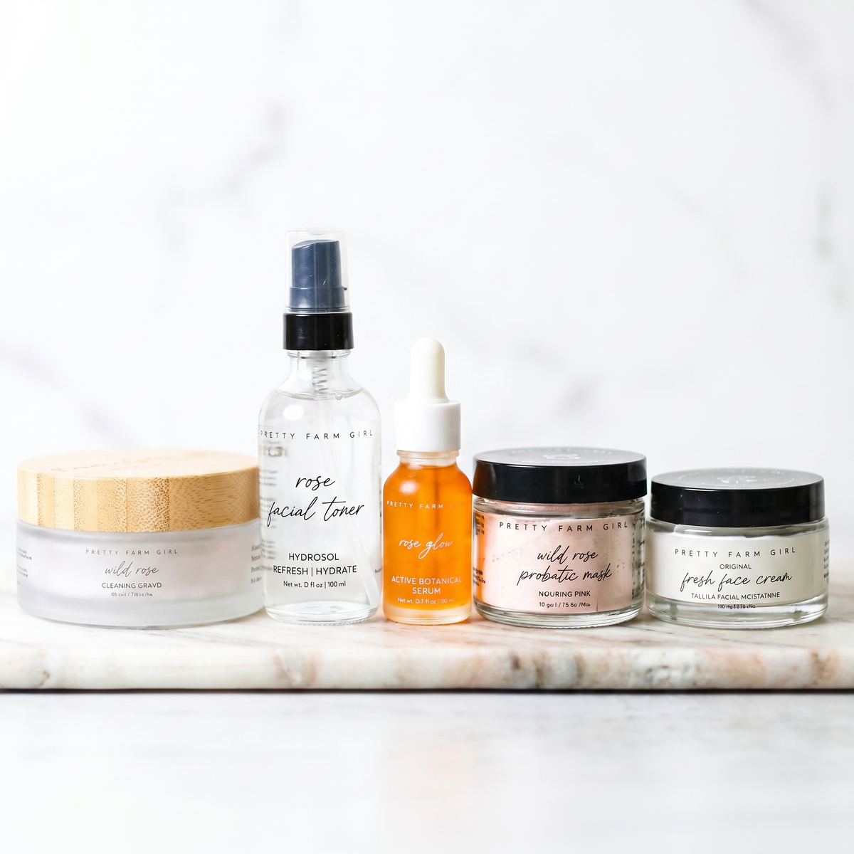 Radiant Face Kit — Choose Rose or Plum Serum