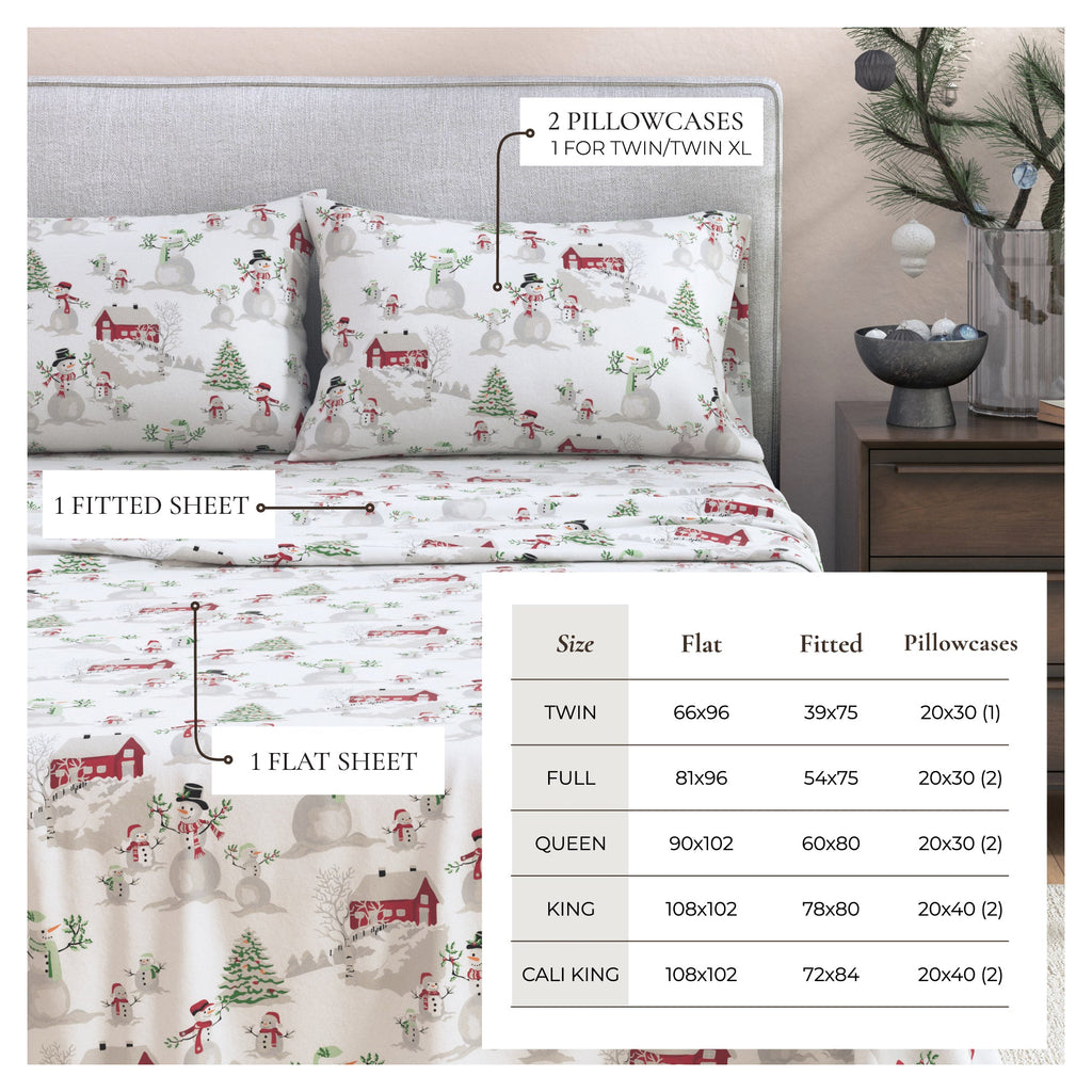 Turkish Cotton Flannel Sheet - Stratton Collection