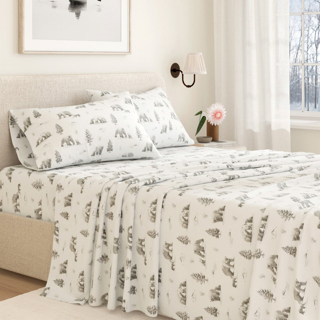 Turkish Cotton Flannel Sheet - Lakeview Collection