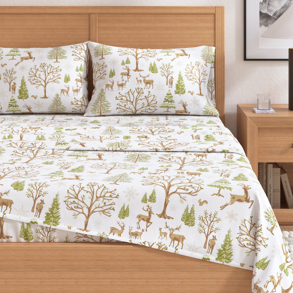 Turkish Cotton Flannel Sheet - Lakeview Collection
