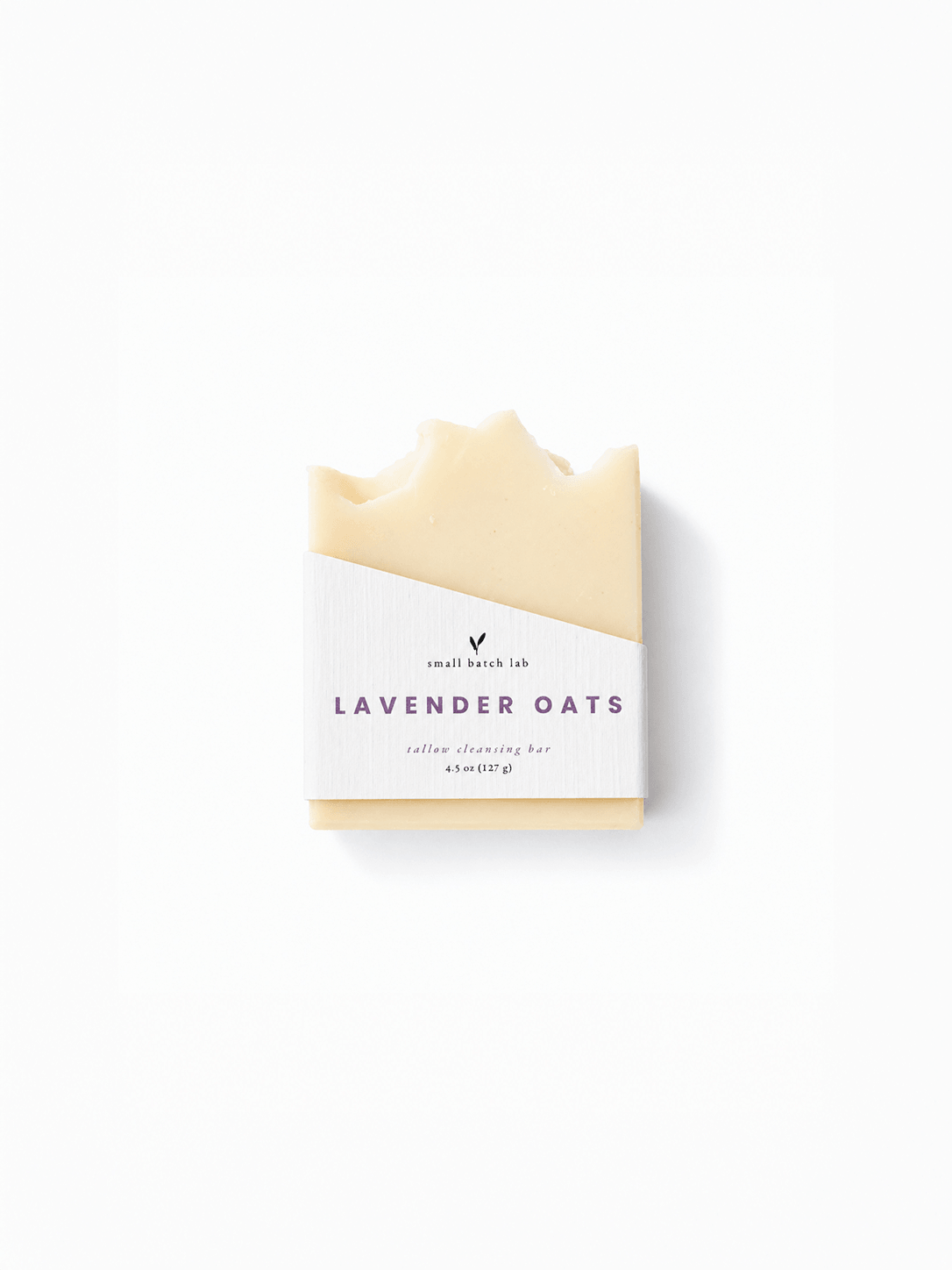Organic Lavender Oats Tallow Cleansing Bar