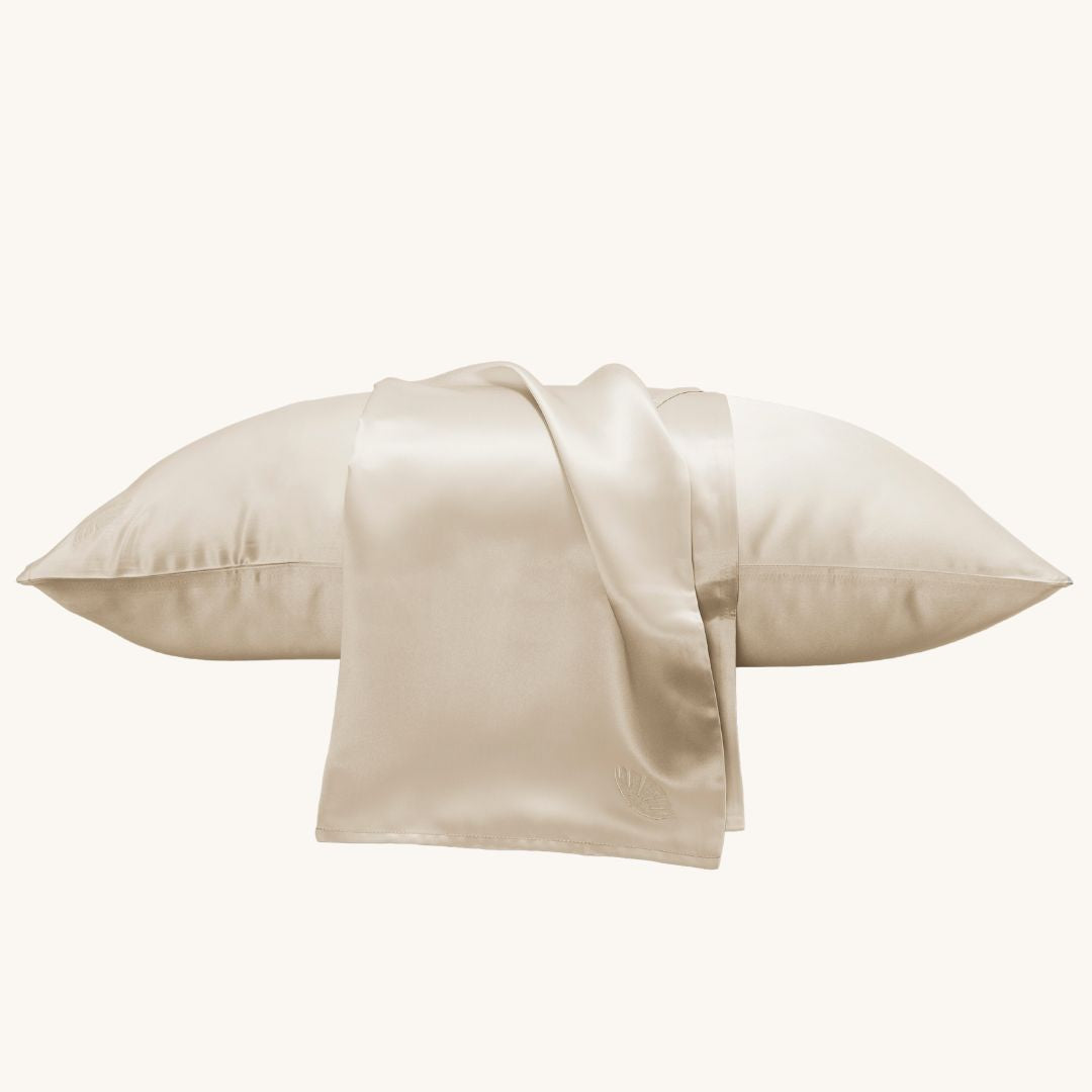Mulberry Silk Pillowcase with Embroidery