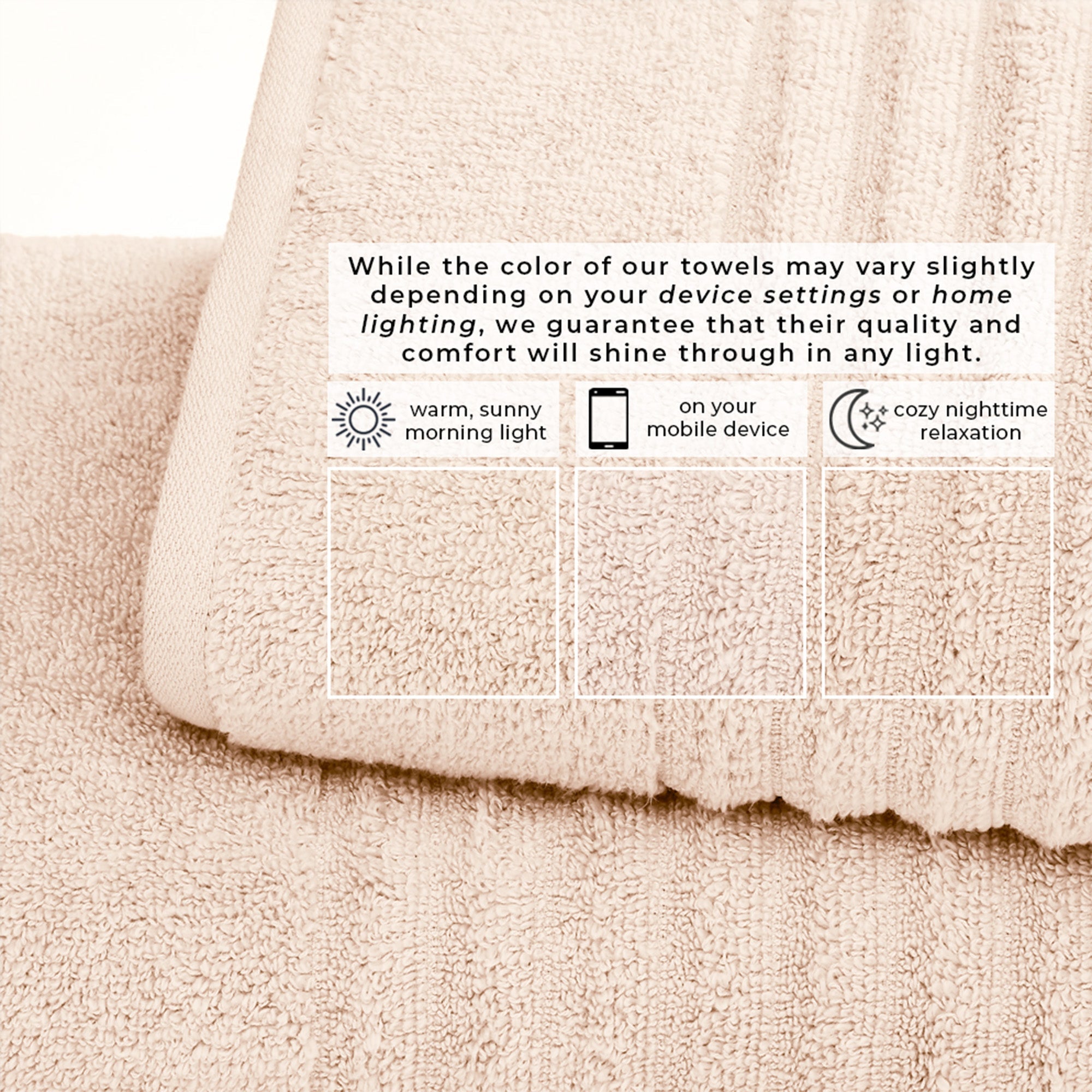 Luxury Combed Cotton Bath Towel Set - Karina Collection