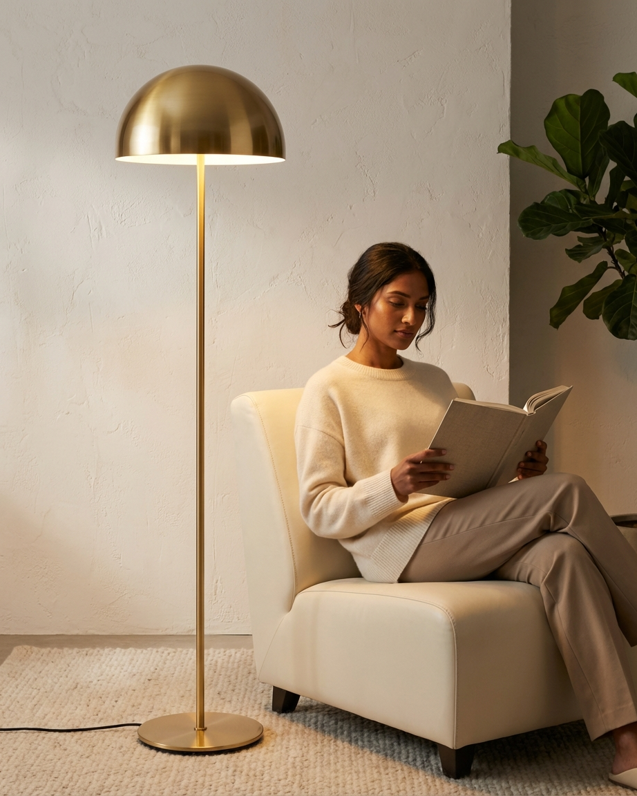 Ono Floor Lamp Chrome
