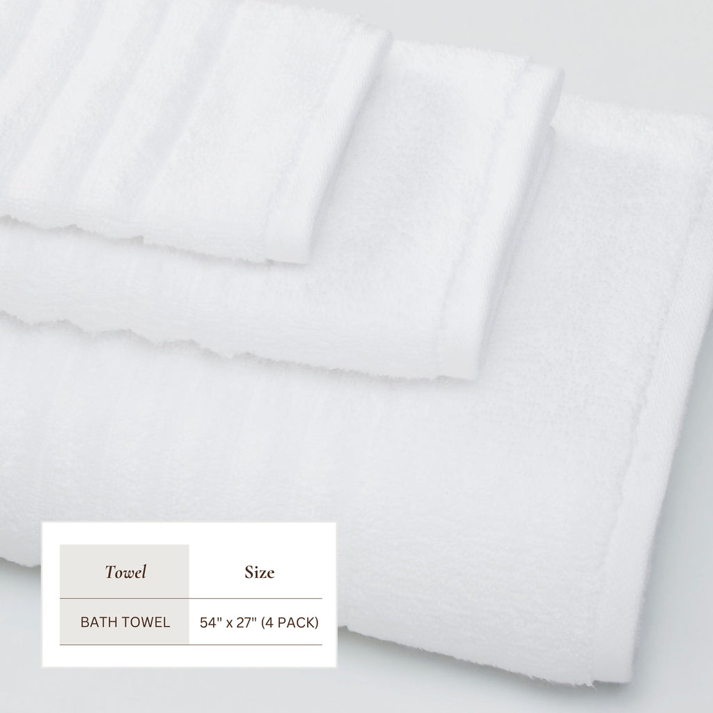 Luxury Combed Cotton Bath Towel Set - Karina Collection