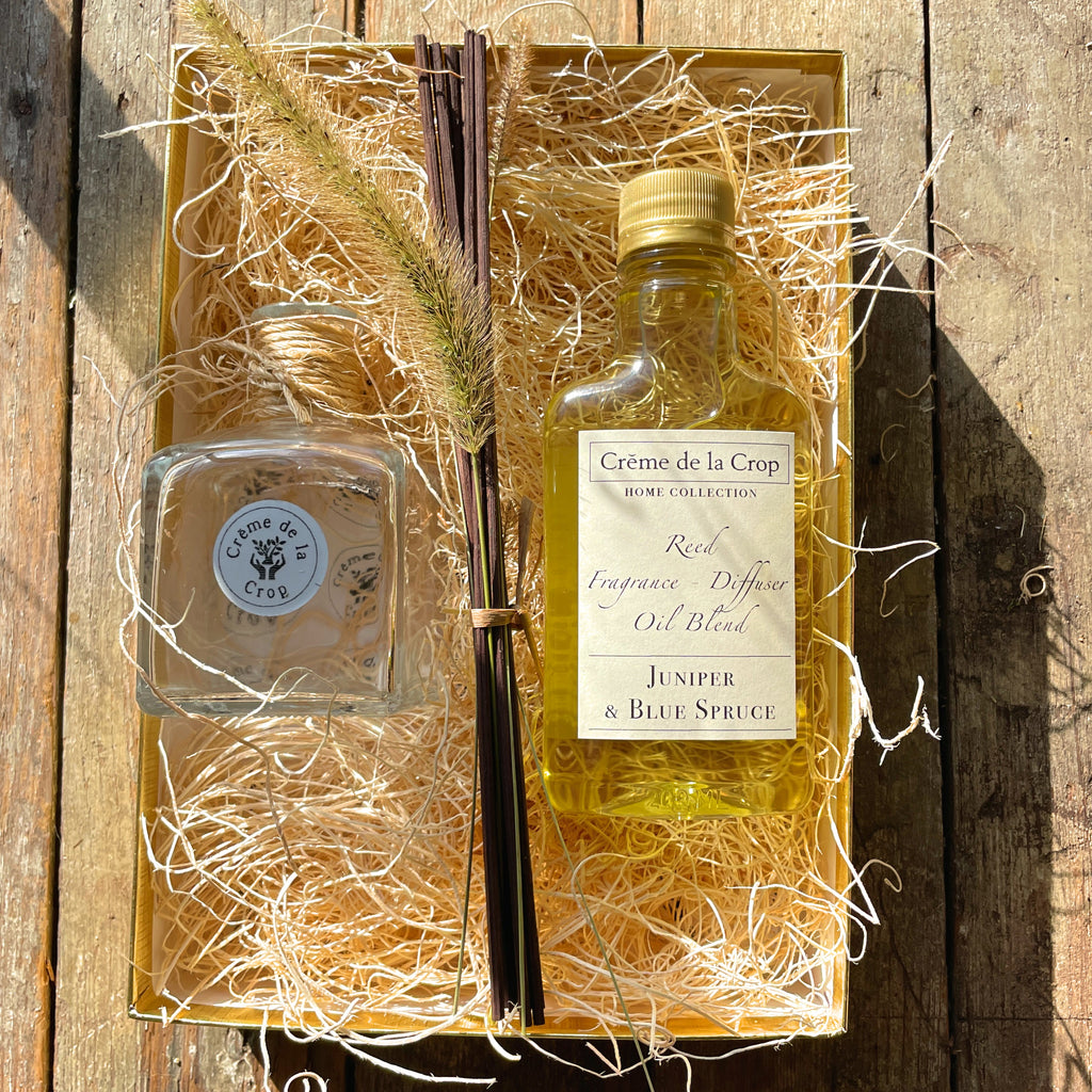 Creme de la Crop Juniper Blue Spruce Reed Diffuser Kit or Refill