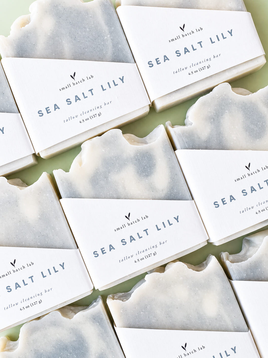 Sea Salt Lily Tallow Cleansing Bar