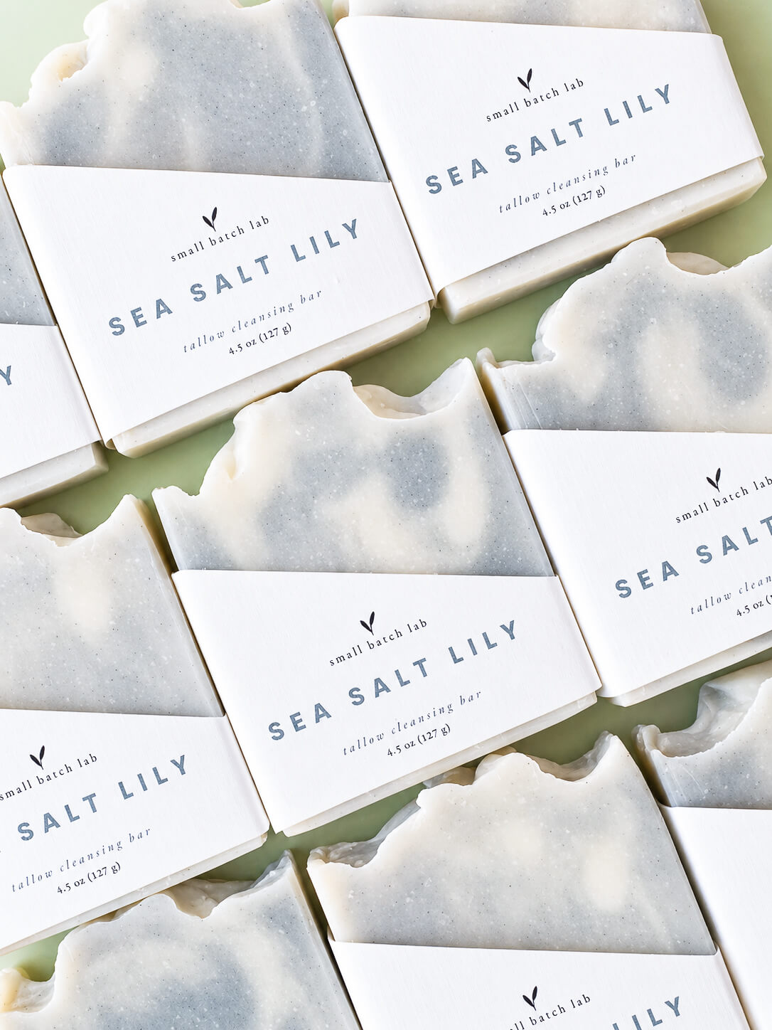 Sea Salt Lily Tallow Cleansing Bar