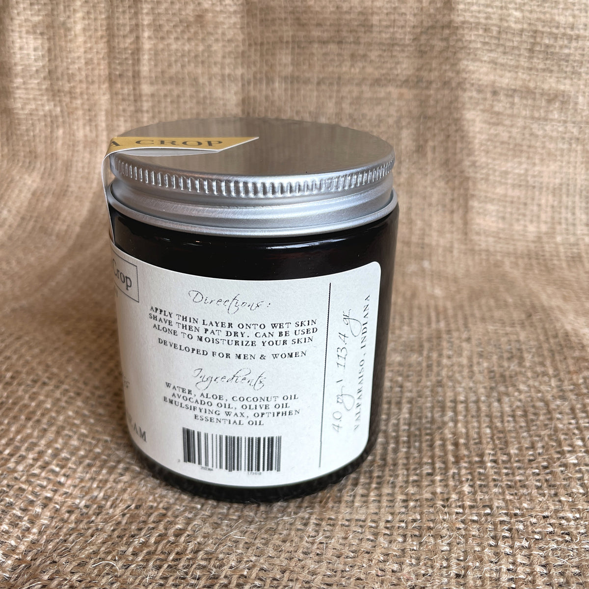 Creme de la Crop Lemongrass Moisturizing Shaving Cream Aloe