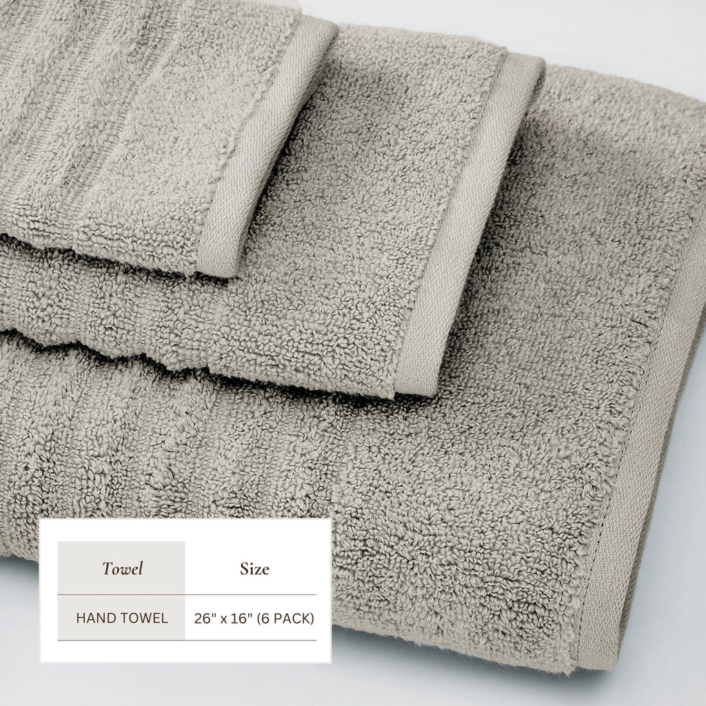 Luxury Combed Cotton Bath Towel Set - Karina Collection