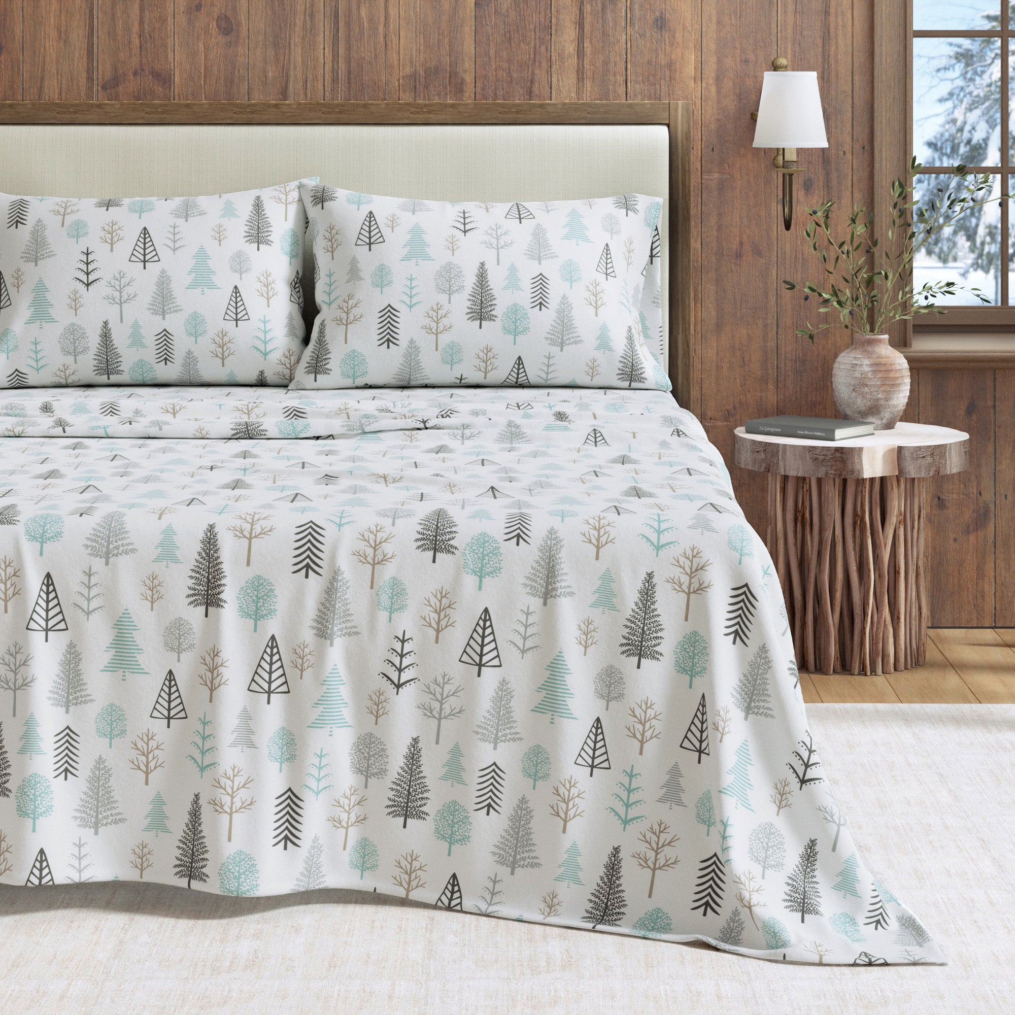 Turkish Cotton Flannel Sheet - Lakeview Collection